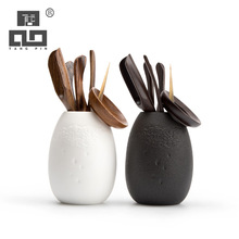 Conjunto da cerâmica da cerâmica do chá tangpin acessórios do chá do café utensílios de chá