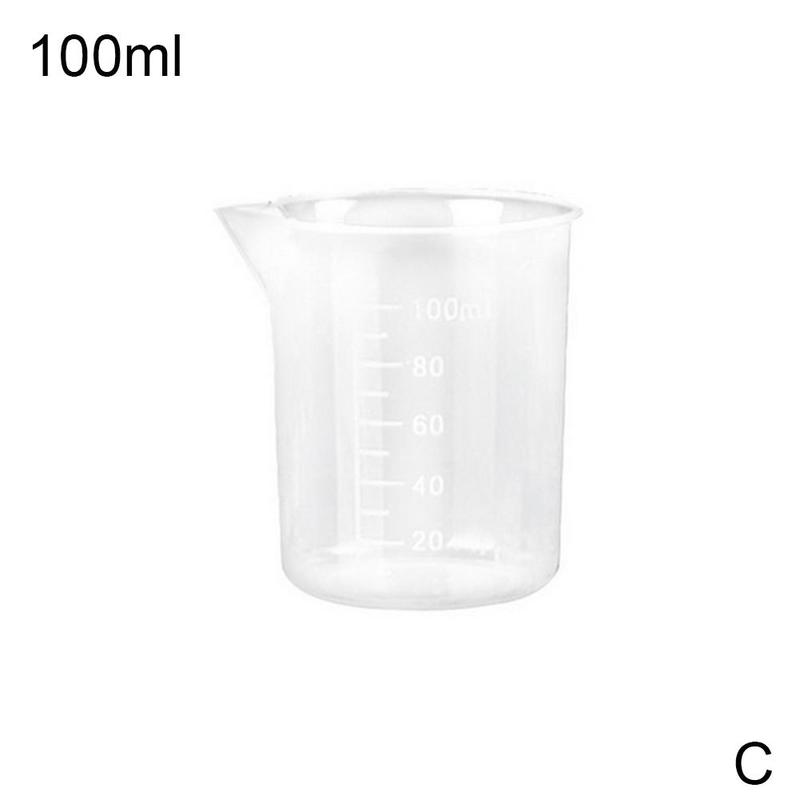 Kitchen Baking Measuring Cup Milk Liquid Flour Graduated Measure Jug Anti Leak Plastic Pour Water Beer Pitcher Kitchen Accessory: 100ml