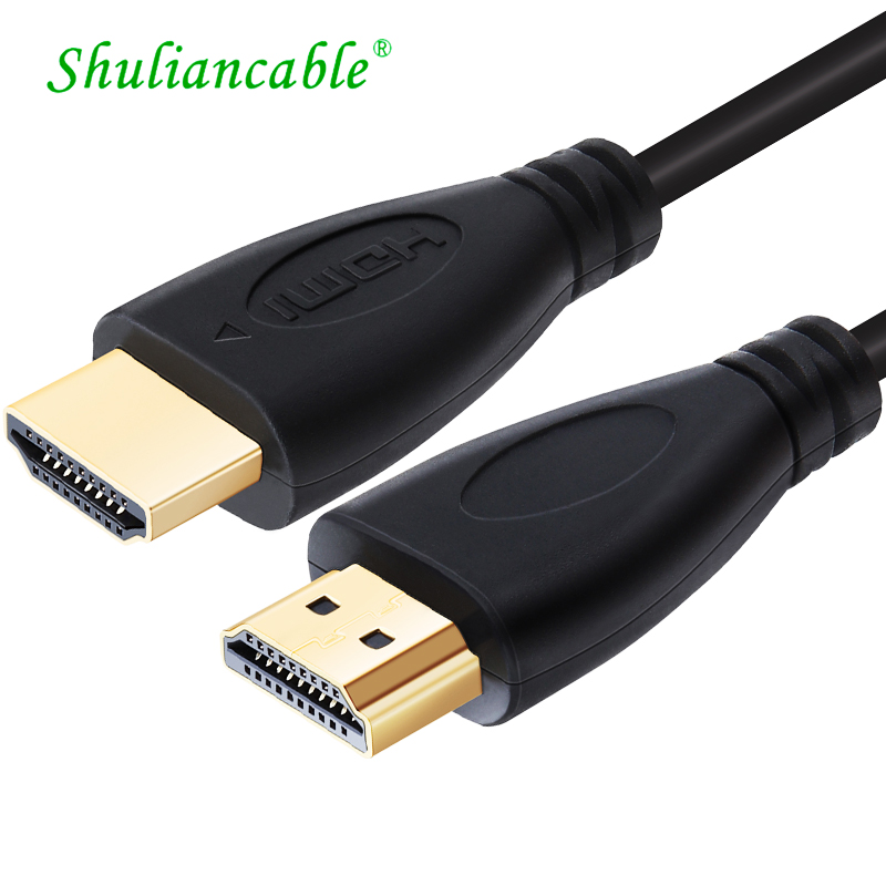 SL HDMI Kabel 1m 2m 3m 5m 7,5 m 10m Stecker auf Stecker Vergoldet HDMI 1,4 V 1080P 3D für PS3 projektor HD LCD Apple TV computer kabel