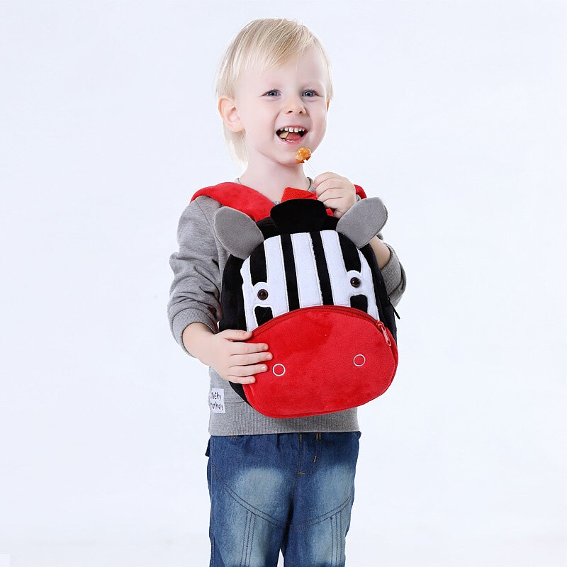 Kinderen Peuter Voorschoolse Rugzak Pluche Dier Cartoon Kids School Satchel Reizen Schooltassen
