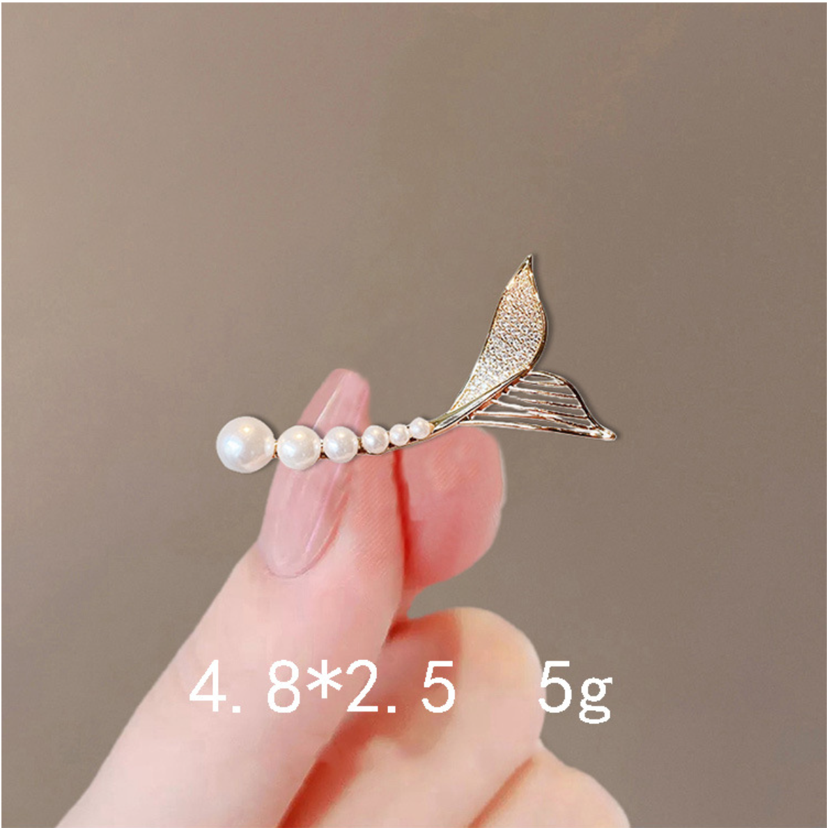 Broches de diamantes de imitación de mariposa y perlas a la para mujer, alfileres de ropa fijos de Metal elegantes, joyería diaria de alta gama al por mayor: PLATEADO