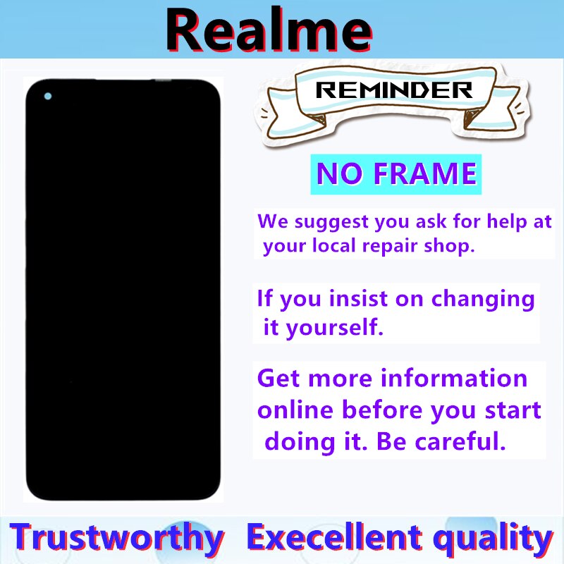 100% Original LCD Für Realme 7i LCD Anzeige Bildschirm Für RMX2103 Snapdragon 662 LCD Anzeige Bildschirm Digitizer Reparatur Teile