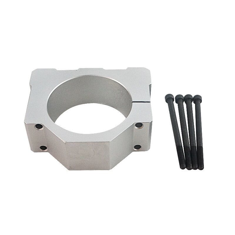 80mm Fixture CNC Spindle Motor Clamping Bracket 65mm Spindle Motor Mount Bracket with Screws