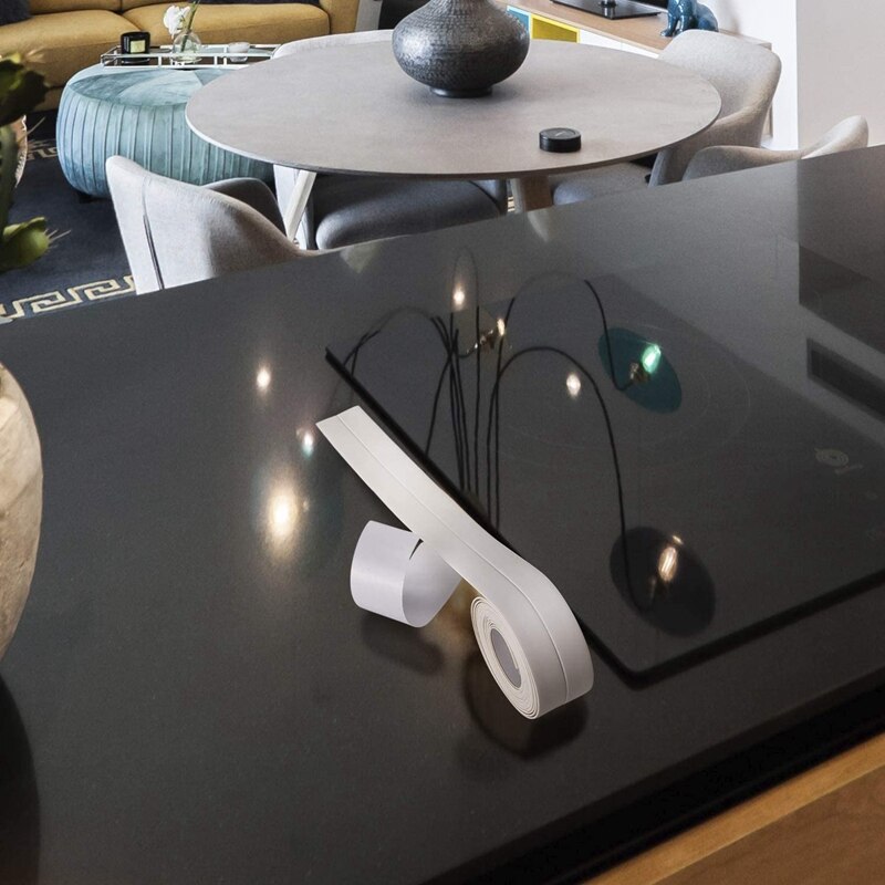 Piękne szwy naklejki zlewozmywak wodoodporny i olejoodporny naklejki toaleta wc umywalka nablatowa taśma ustalająca wodę Mil