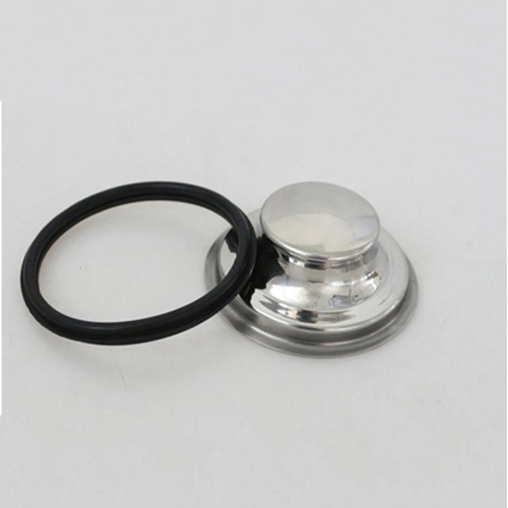 1pc Waste Disposer Plug Stainless Steel Durable Premium Water Sealing Cover Accessories Sink Plug Replacement