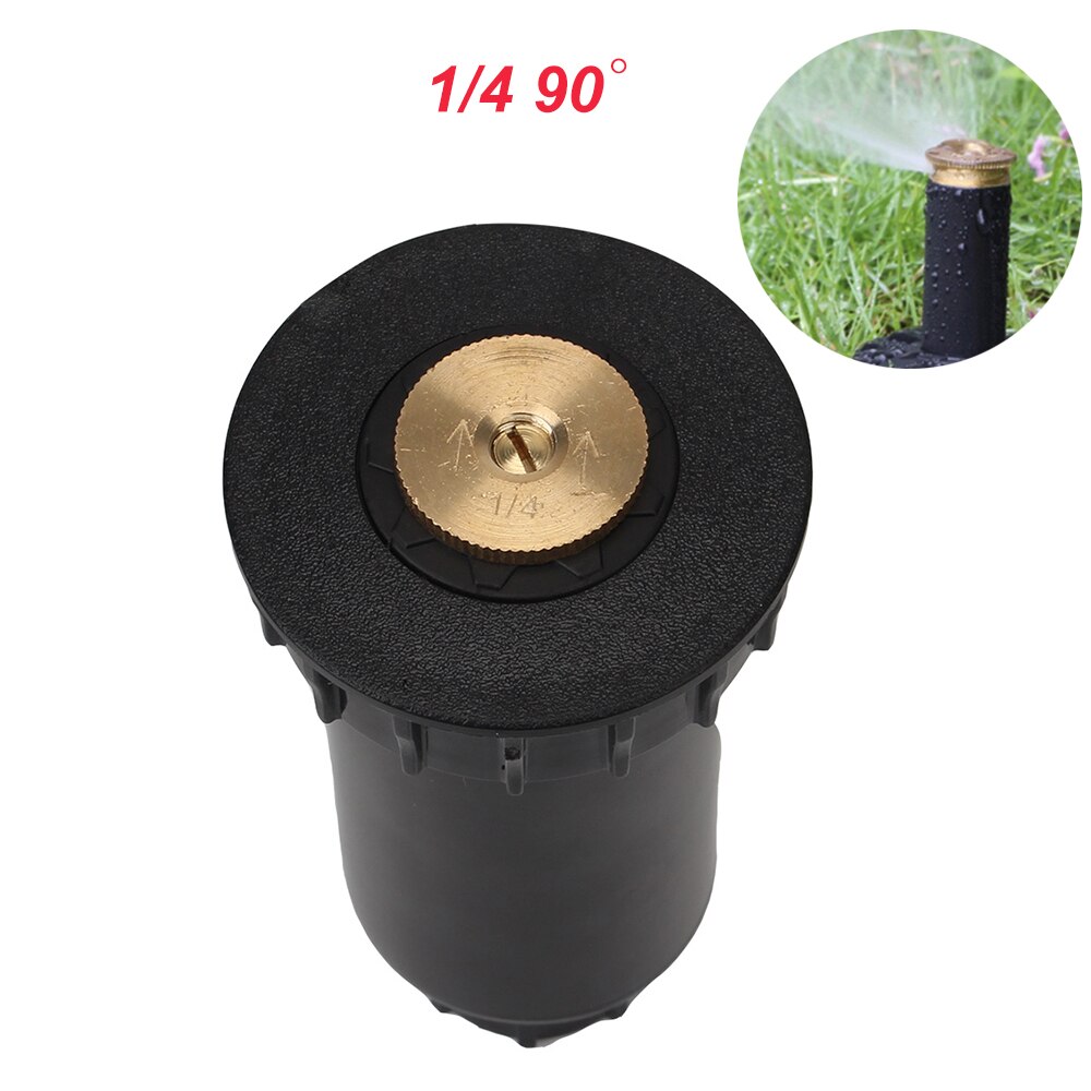 90/180/360 Degree Garden Spray Nozzle Pop up Sprinklers Automatic Lawn Watering Sprinkler Head Irrigation Watering Tool: 90Degree