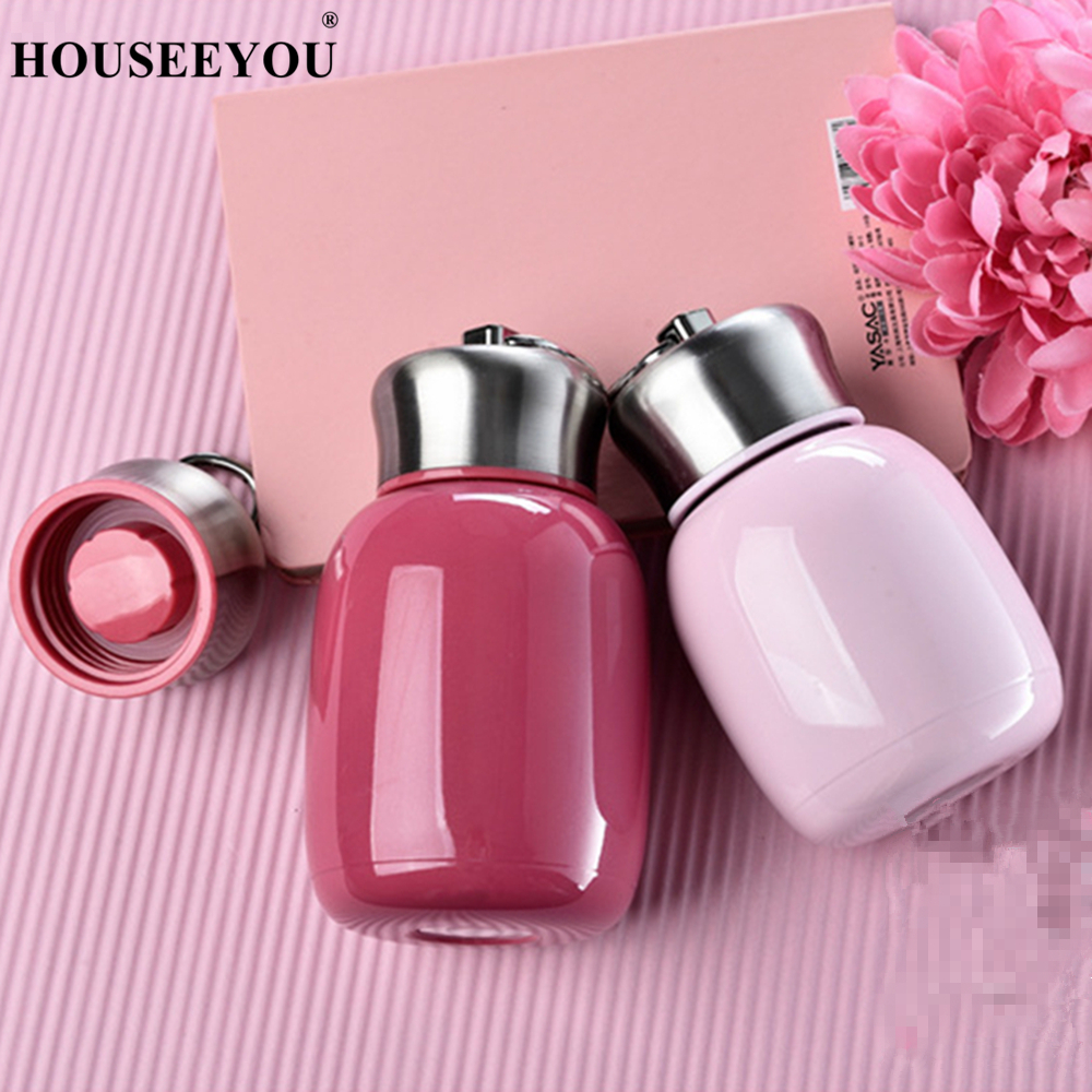 200 Ml/280 Ml Mini Leuke Koffie Thermosflessen Thermos Rvs Reizen Water Drinken Fles Thermosflessen Cups en Mokken