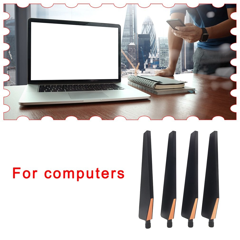 For ASUS GT-AC5300 Wireless Router Wireless Network Card AP Antenna SMA Dual Frequency Omnidirectional Antenna