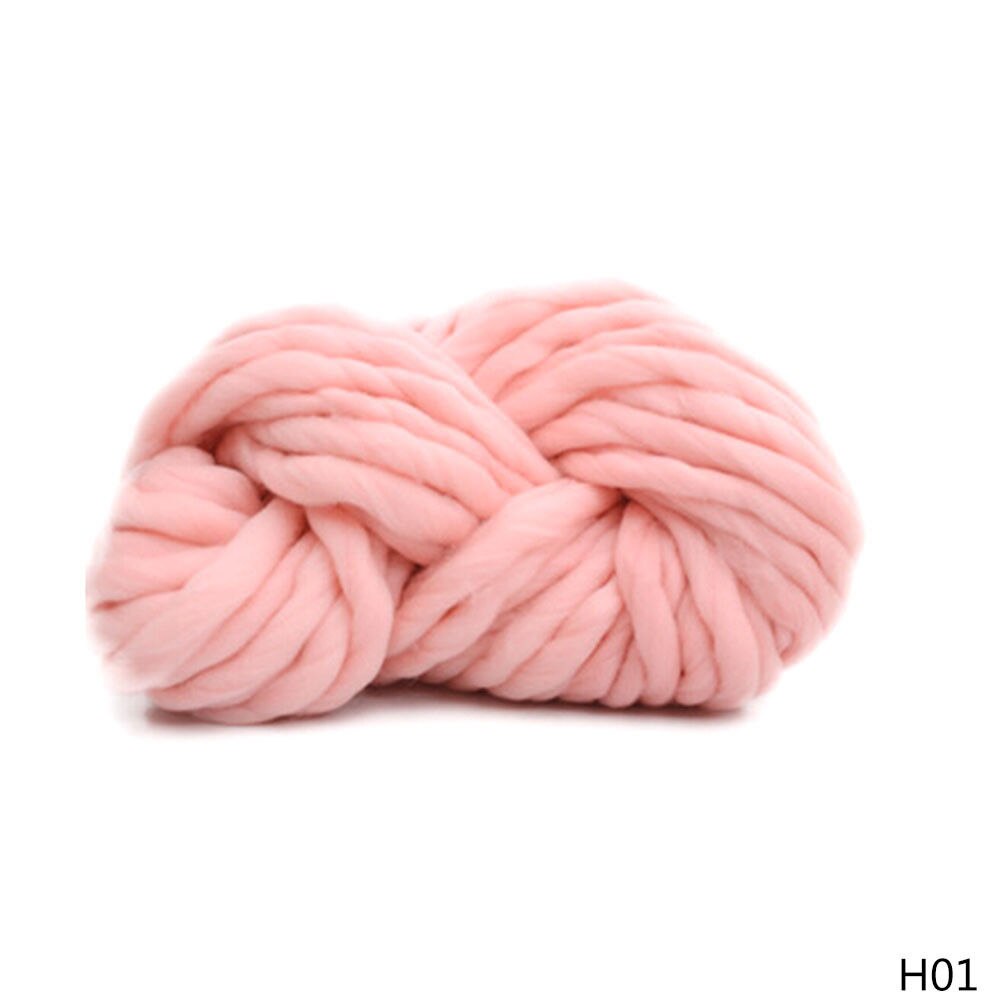 Chunky Wol Garen Super Zachte Omvangrijk Arm Breien Wol Roving Haken Diy Arts Ambachten Accessoires: Roze