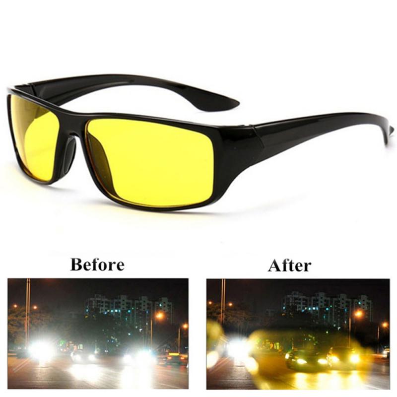 Auto Rijden Bril Nachtzicht Zonnebril Night Driving Bril Driver Goggles Unisex Hd Zonnebril Uv-bescherming Eyewear