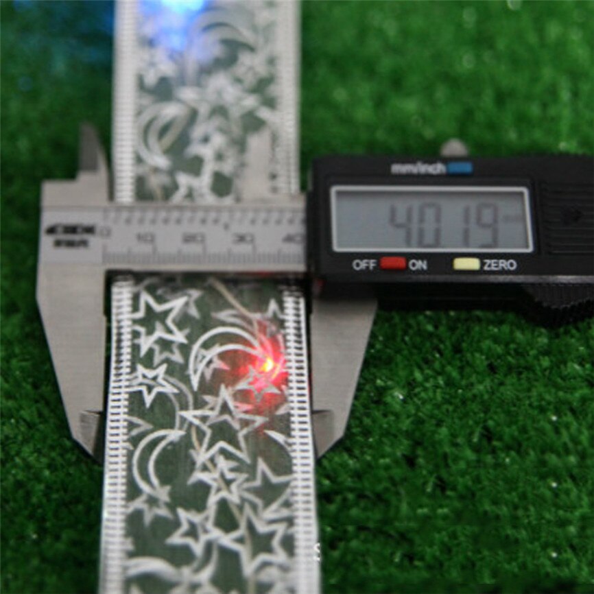 40 LED Lamp String Ribbon Window Curtain Lights String Lamp House Party Decor Striking Christmas Desk Decor Lamp Tape Dec#1