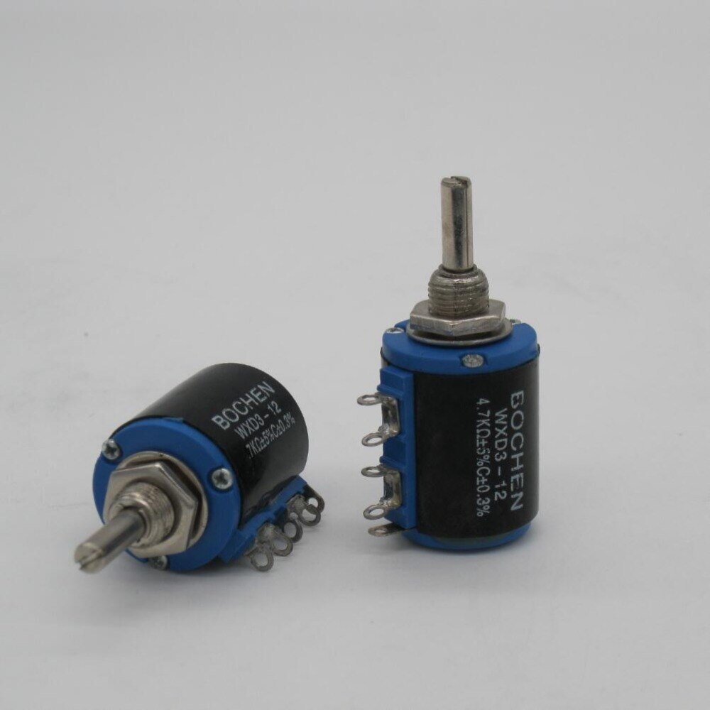 2PCS WXD3-12 2W 2K2 2.2K ohm WXD3-12-2W 5 ring multi-circle precision wire-wound potentiometer