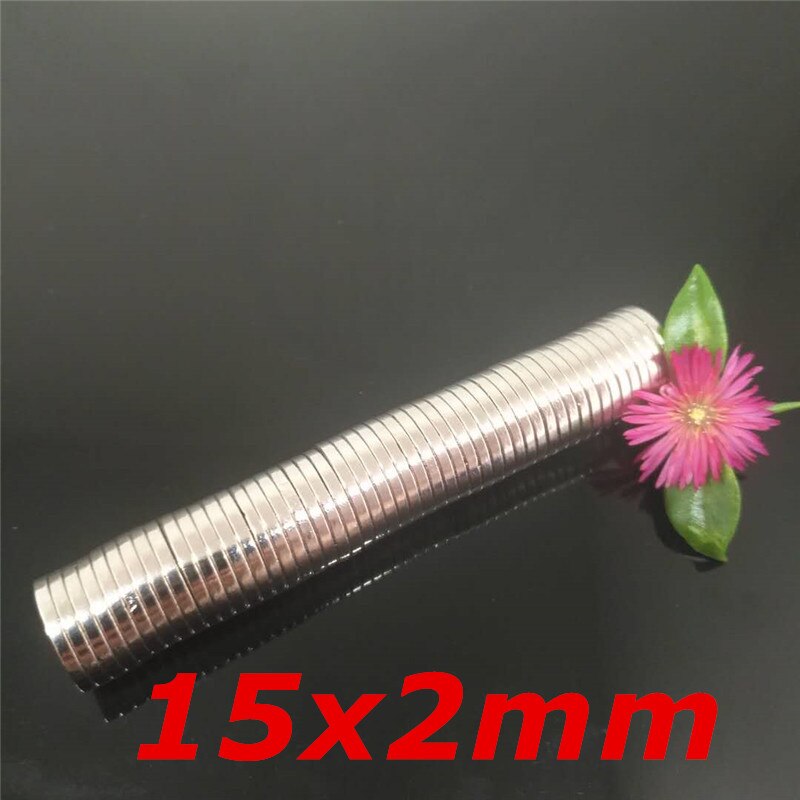 imanes Dia15x1 15x2 15x4 15x5mm N35 Super Strong Rare Earth Craft Model NdFeb Neodymium Magnet 15*1 to5mm Round Magnets