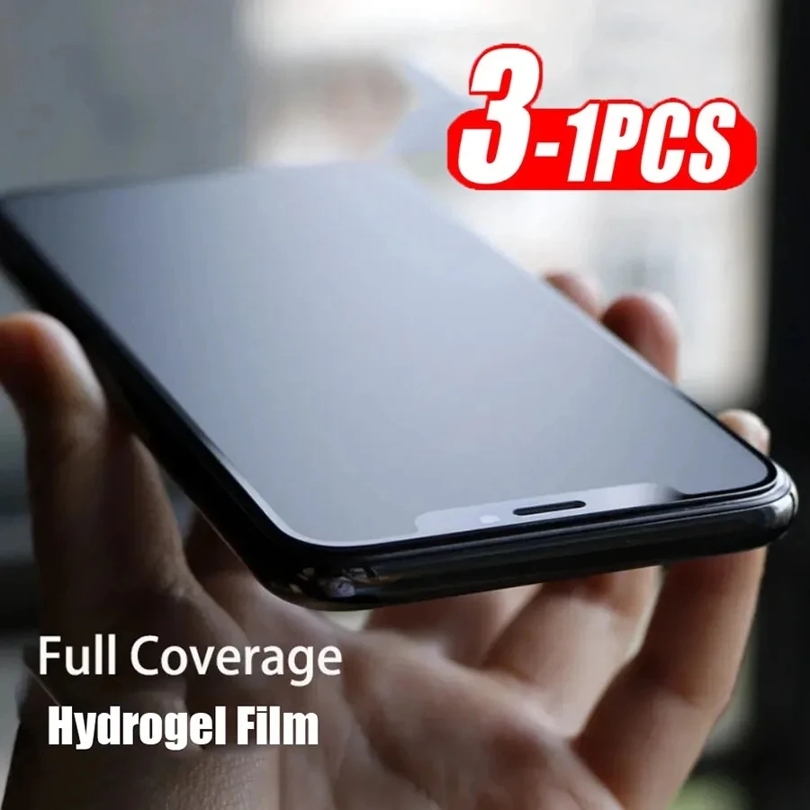 3-1 Uds cubierta completa película de hidrogel mate para Redmi Note 13 Pro Plus 4G 5G Protector de pantalla transparente de TPU para Redmi Note13Pro +
