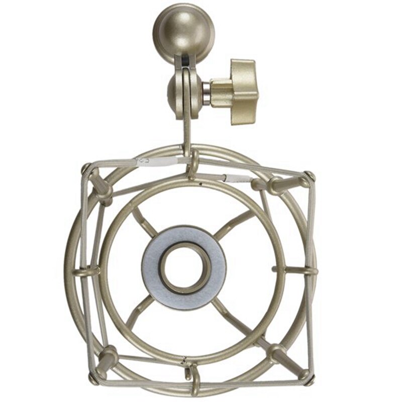 Opnamestudio metalen schokdemper clip ophanging spinnen beugel microfoonstandaard voor broadcast microfoonhouder (convex)