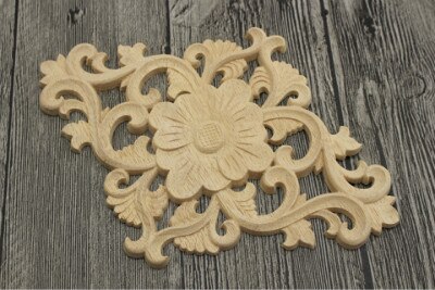 DIY Scrapbooking Corner Protectors Arts Crafts Household Adornment Exquisite Precision Carving Wood Hollow Bead Crafts: MZ02