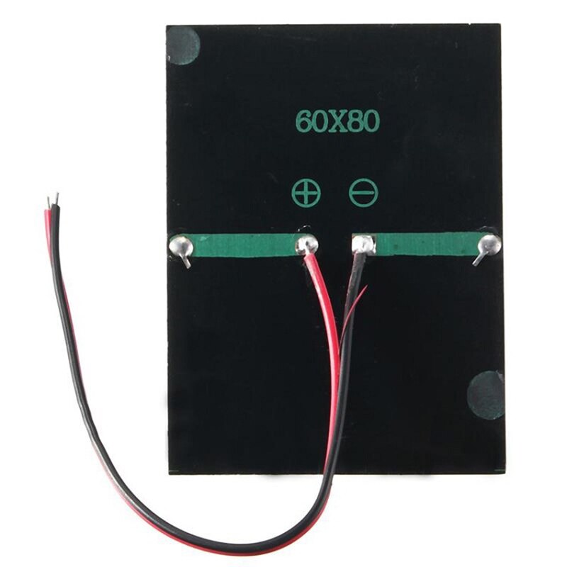 Mikro mini solceller kompakt 80 x 60mm solpaneler magt hjemme diy projekter legetøj & batteriopladere dq