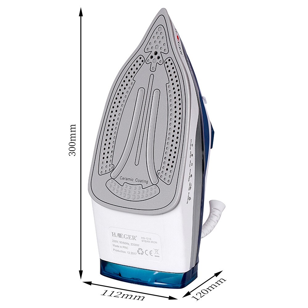 Steam Iron Adjustable Temperature Handheld High Power Wired Mini Electric Iron Clothes Portable Multifunctional Home Appliances