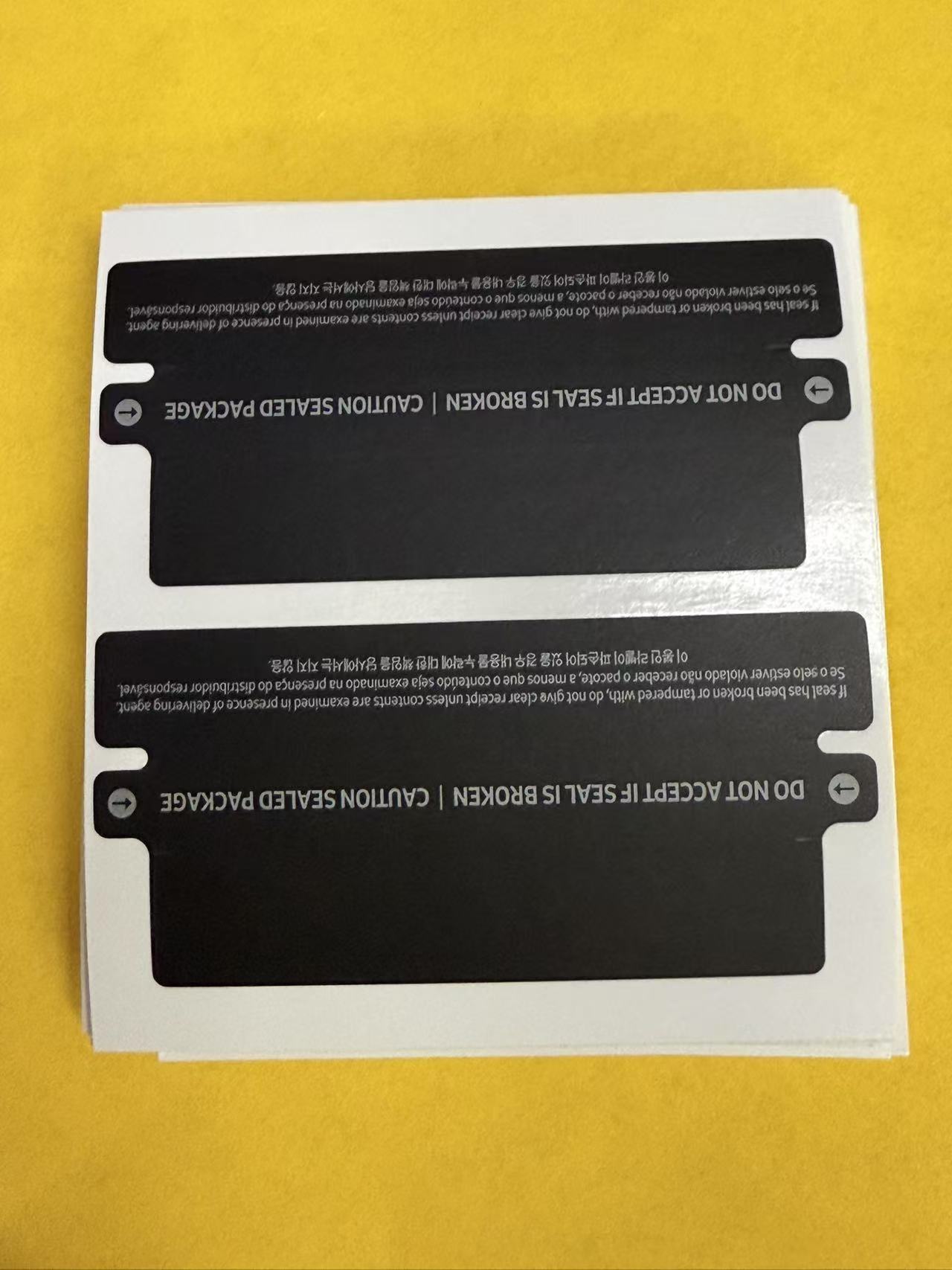 100PCS Wrap Plastic Seal Factory Film For Galaxy S24 Ultra S24 Plus Box Packaging Protective Label Sealing Sticker Film: Default Title