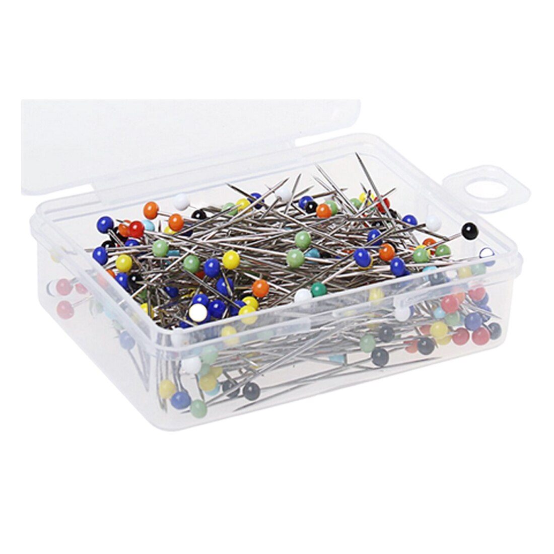 Épingles à coudre tête ronde | Aiguille en perles, épingle à vêtements, 100 pièces 37mm bricolage décoration artisanat accessoires de couture: MULTI