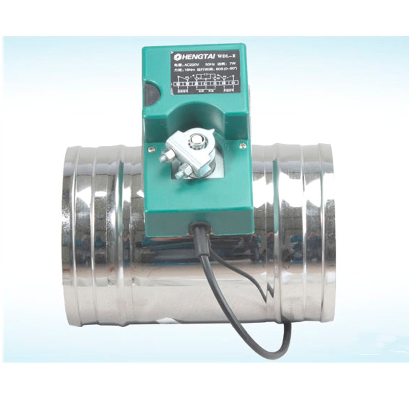 Motorized air damper electric air valve with 16Nm 60S Intelligent air damper actuator 5 position controller & angle switch 220V