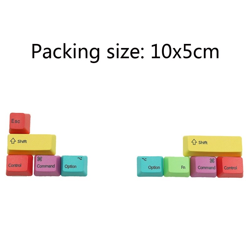 Mac/win mekaaniset näppäimistön näppäimet oem-profiili pbt cmyk modifiers 10 näppäin  n0hc