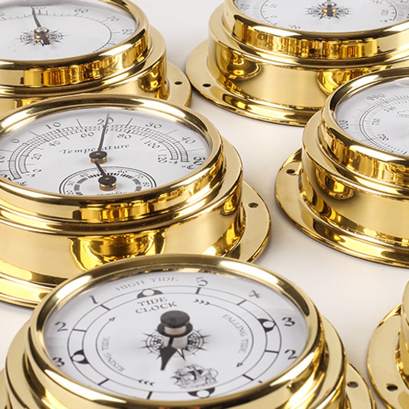 4Pcs Thermometer Hygrometer Barometer Horloge Klok... Grandado