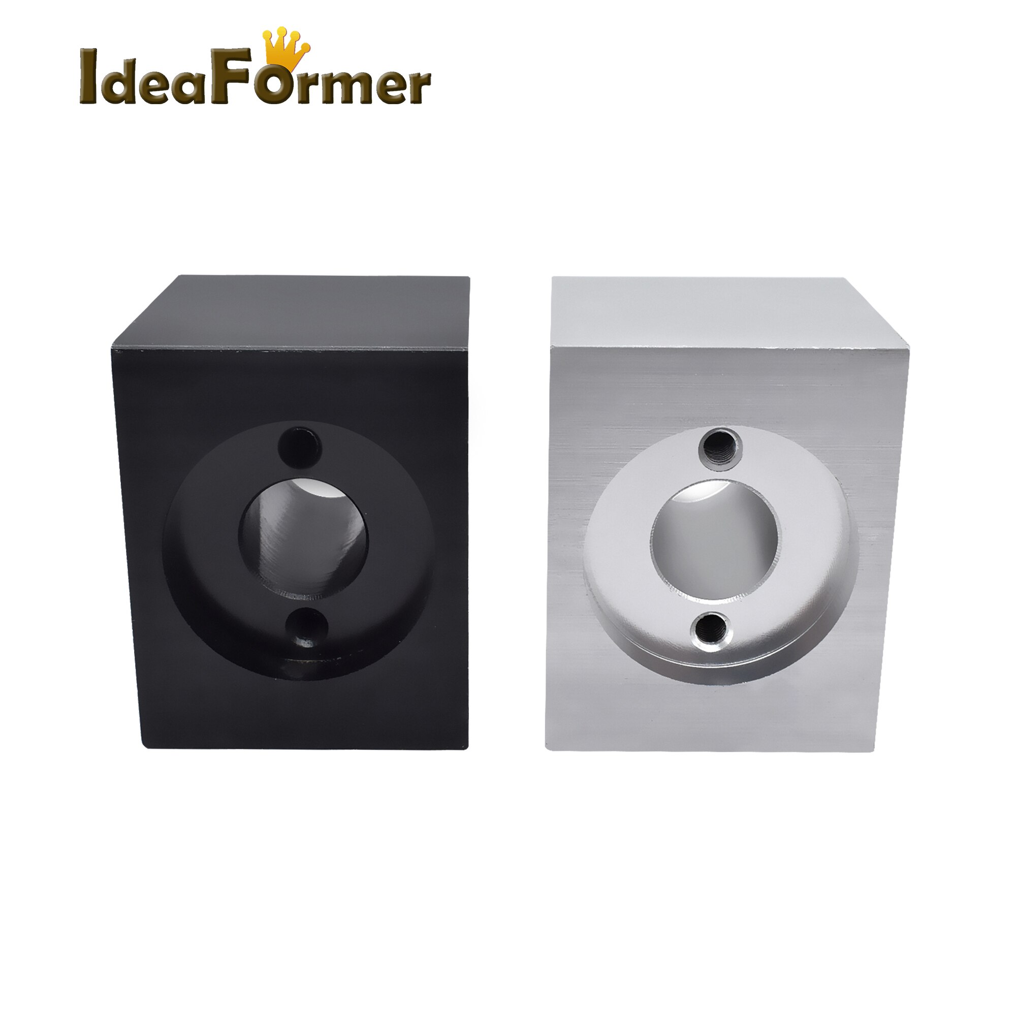 Ideaformer T8 Lead Screw Nut Housing Bracket For 3D Printer Parts T8 Trapezoidal Lead Screw Conversion Nut Seat Aluminum Block