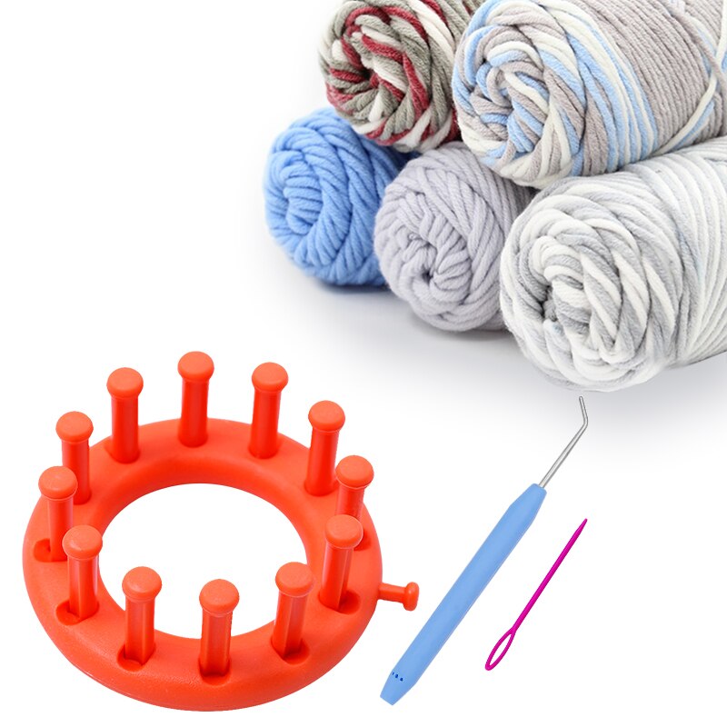 LMDZ-herramienta para hacer Lana, accesorio Circular para telar de lana, gancho para suéter, sombrero, herramienta de artesanía, telar de punto redondo, 1 ud.
