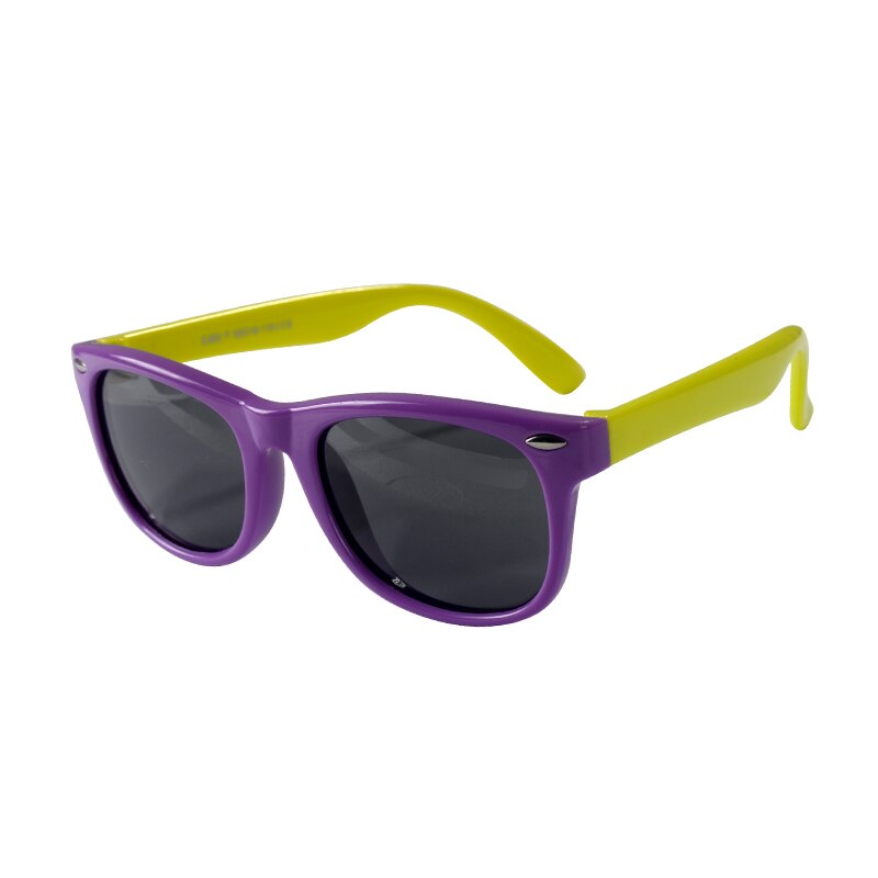 Gafas de sol polarizadas para niños, niñas, gafas de silicona ultrasuaves, gafas de sol de seguridad para bebés y niños, gafas UV400 5S: 802-16