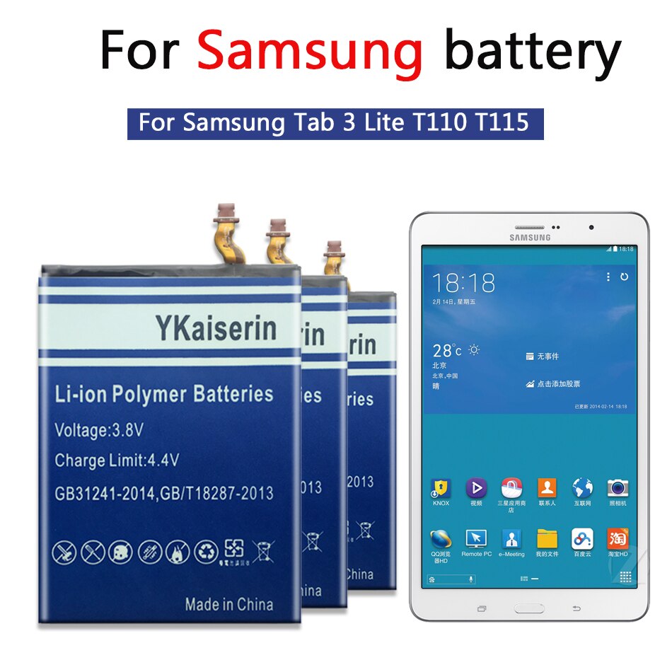 Ersatz Batterie für SAMSUNG T115 T116 SM-T110 SM-T... – Grandado
