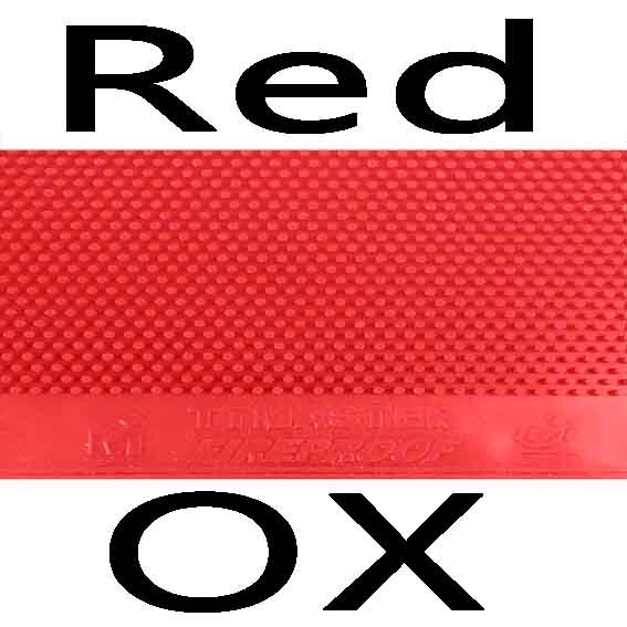 TTMASTER Fireproof Red Long Pips-Out Table Tennis/Ping Pong Rubber Without Sponge Topsheet OX NO ITTF low price: Default Title