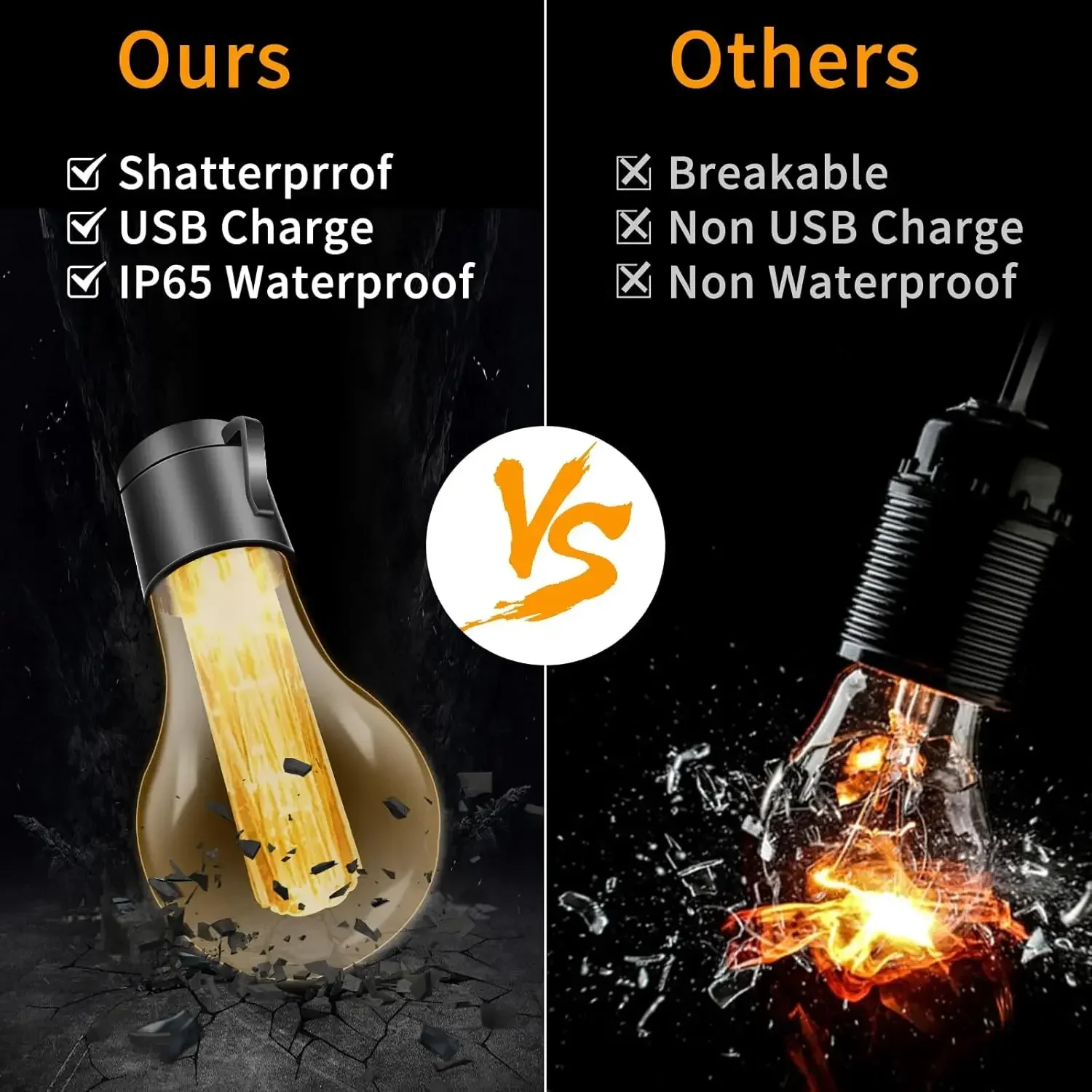 Solarleuchte, 20 G40 LED-Lampen, wetterfest, zum Aufhängen, Solar--Lichterkette für Pavillon, Garten, Bistro, Hinterhof, Hochzeitsdekoration