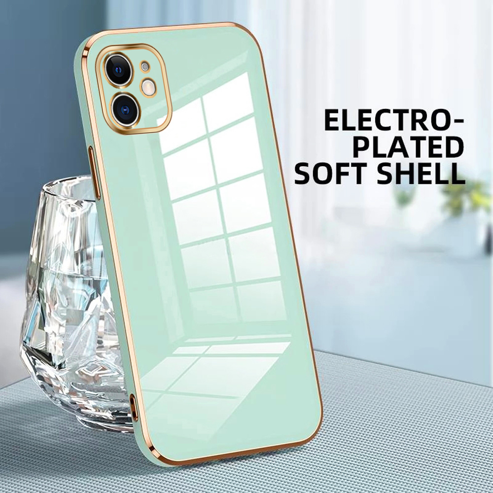 For Realme 7 Pro Realme 7 4G 5G 7i C17 Soft Original Cases Luxury Plating Soft TPU Cover Shockproof Case