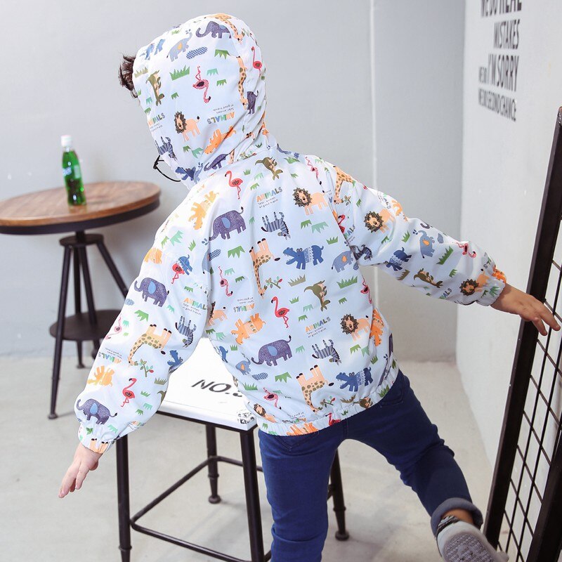 Cootelili 80-120 Cm Kawaii Animal Baby Jongens Jacket Windbreaker Kinderen Lente Baby Jas Mode Bovenkleding & Jassen Kids kleding