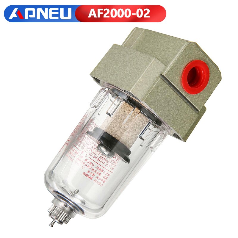 Af2000-02 1/4 "kompressorfilter lufttryck pneumatiskt för luftpump oljefångare vattenfuktavskiljare fälla smc  af2000 02