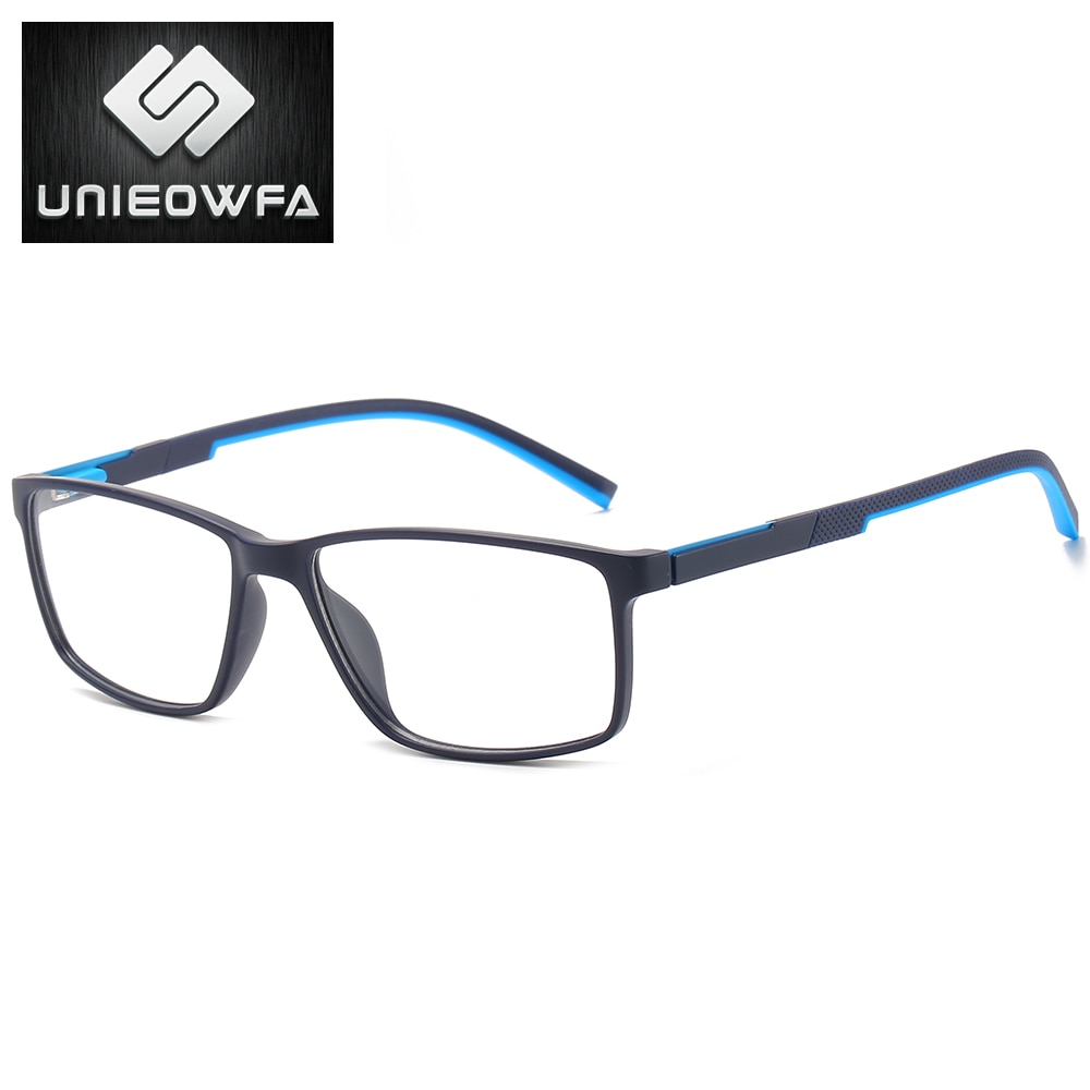 Korea Myopia Eyeglasses Frame Men Prescription Optical Glasses Frame Men Clear Transparent Lens Eyewear Frame TR90 Ultralight
