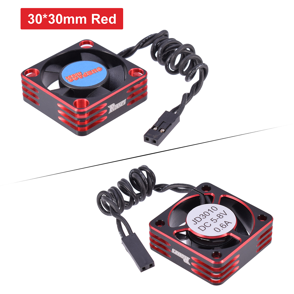 Rocket RC Fan 25mm 30mm 35mm 40mm 50mm SURPASS HOBBY Heat Dissipation Cooling Fan for for 1/10 1/8 RC Car Brushless Motor