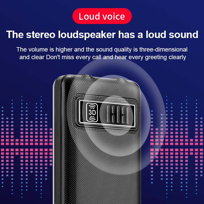 Mafam Telefono cellulare per il vecchio SOS Aiuto Chiamata veloce Lista nera Funziona semplicemente Suono forte Due torce Batteria di grandi dimensioni Sblocco in standby lungo