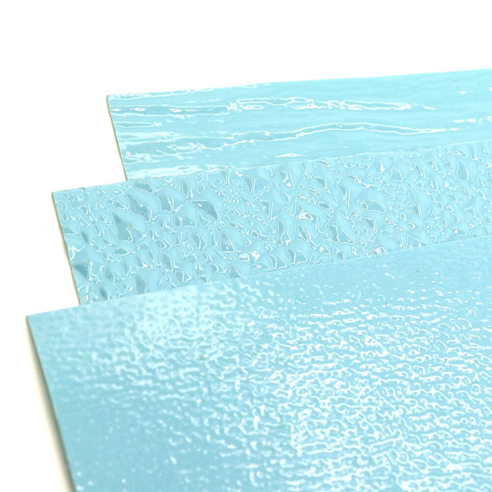Terranscapes flodafsnit vandeffekter blomstrende mønster miniature bøjeligt dekoreret pvc søer scene modelfremstilling