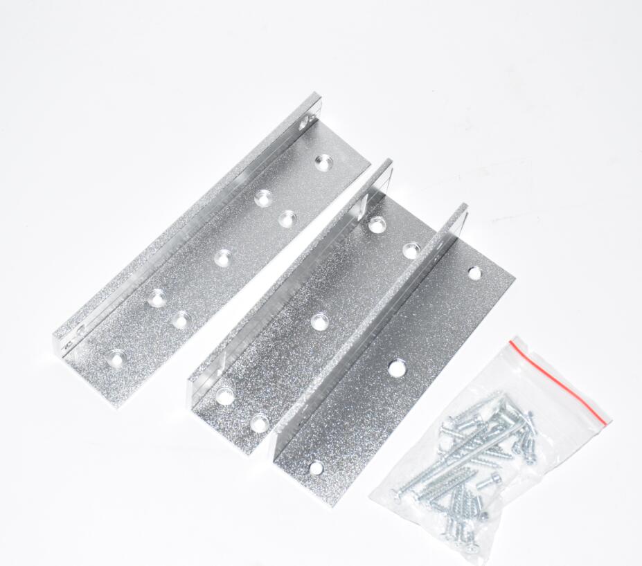 Glass wooden door gate Access Control Electric Magnetic Door Lock with ZL bracket 180KG 350lbs 12V Electric Lock Holding Force