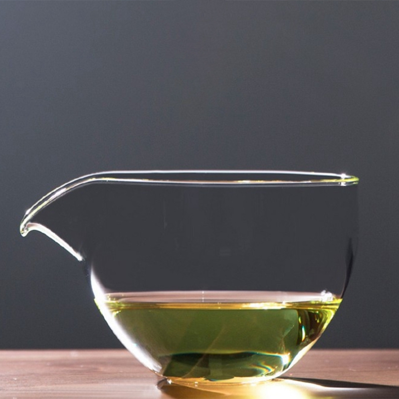 Transparent Glass Fair Cup Heat-Resistant Glass Tea Sea Bubble Tea Uniform Cup Transparent Kung Fu Tea Set