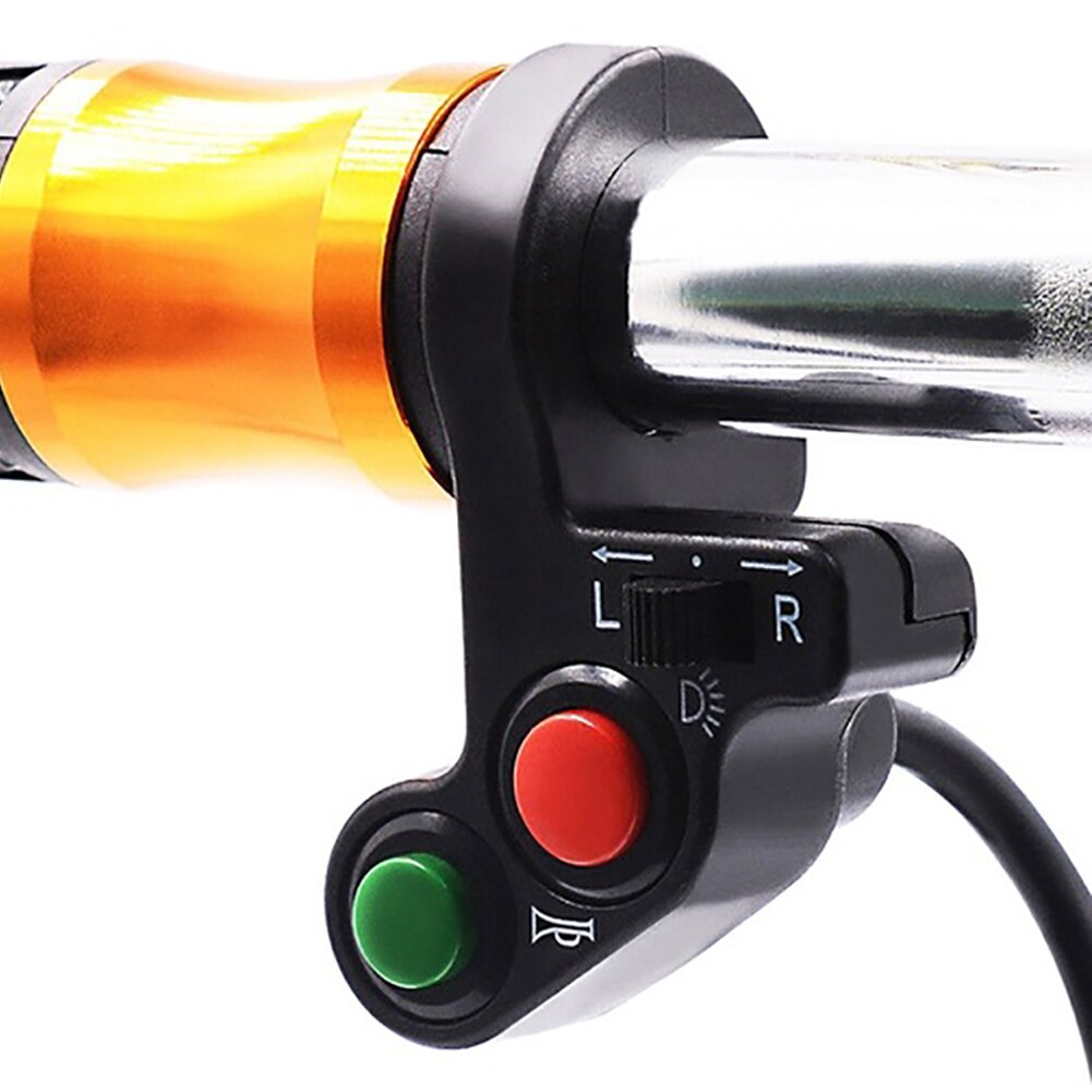 3 in 1 Motorcycle Headlight Horn Turn Signal Light Indicator Control Switch
