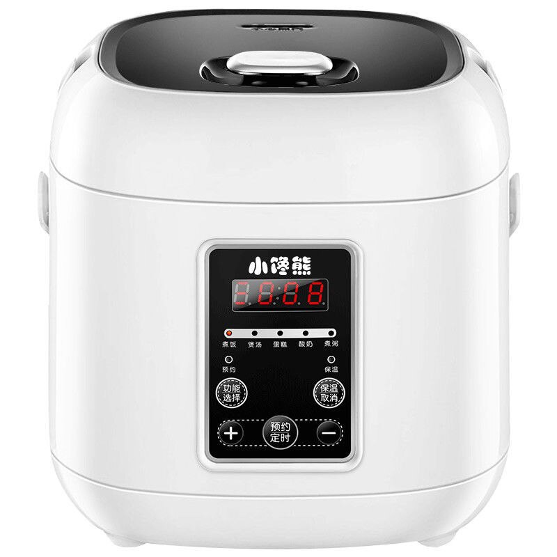 2 Liters Multifunctional Rice Cooker Household 3-5 People Low-power Soup and Rice Cooker 24 Hours Timed Small Rice Cooker: EU