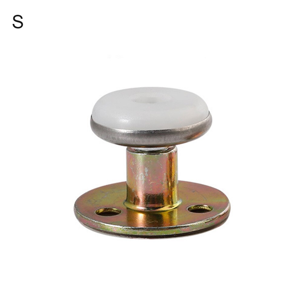 Bed Stabilizer Adjustable Furniture Fixed bracket wall Bed stabilizer Self-adhesive Door Stopper anti-shake Hardware: Antique Brass S