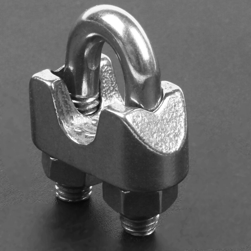 12 Stuks Kabel Kabelklem Clips M4 Haak & 5 Pcs Eye Spanschroef Draad Touw Spanning