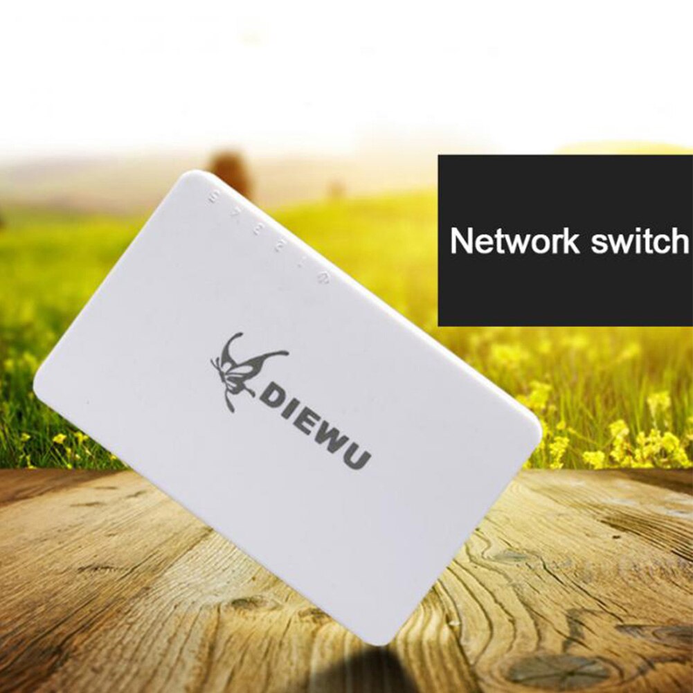 Splitter Hub Ethernet Switch Wall Hanging Universal 5 Port Mini Home 100 Mbps Desktop Full Half Duplex Network LAN Self Adaptive