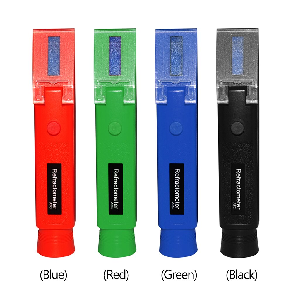 Handheld Brix Meter Refractometer Optical Sugar Food Beverages ATC Content Candy Density Concentration Meter Tester