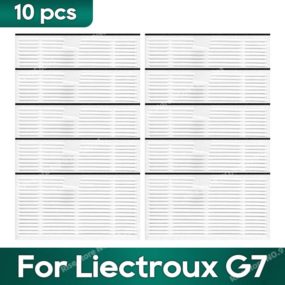 Accesorios compatibles con LIECTROUX G7, filtro Hepa, bolsa de polvo, piezas de repuesto, paño para mopa: plum