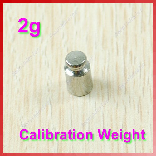 2 G Gram Kalibratie Gewicht Precisie Sieraden Schaal Digital Pocket Balance Test Calibration Gram Schaal Gewicht Set